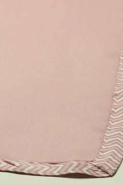 Lavender Printed  Kurta & Pants Suit Set image number 3