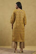 Aqua Viscose Blend Printed Straight Kurta image number 4