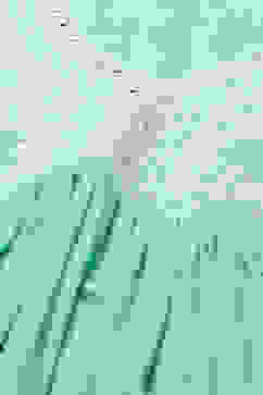 Cyan Blue Rayon Slub Tiered Dress image number 1