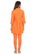 Coral Flared Viscose Indie Top image number 4