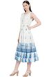 White Cambric Tiered Dress Kurta image number 2