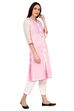 Off White Straight Poly Cotton Kurta image number 2