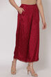 Wine Viscose Palazzo image number 3