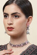 Light Pink Brass Earrings image number 2