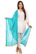 Turquoise Cotton Stole image number 0