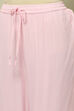 Blue Poly Georgette Solid Straight Fit Palazzo image number 1