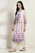 Purple Viscose Rayon Straight Kurta image number 2