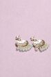Blue & Pink Alloy Earrings & Maangtika Set image number 3