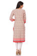 Beige Cotton Straight Kurta image number 1
