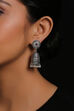 Red Metal Brass Earring image number 1