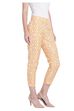 Orange Polyester Slim Pants image number 5