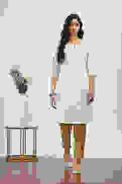 White Rayon Straight Kurtas image number 5