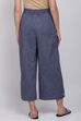 Navy Blue Cotton Palazzo image number 4