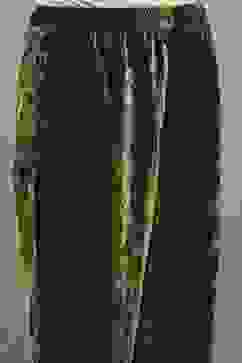 Olive Polyester Embroidered Straight Suit Set image number 2