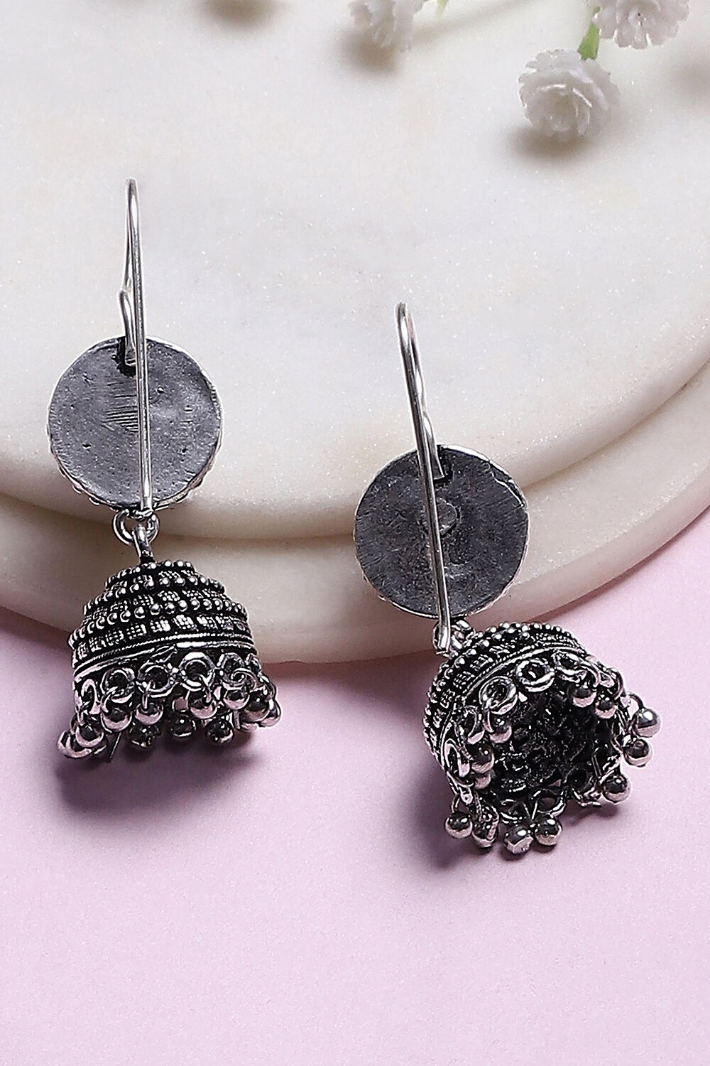 Light Pink Alloy Drop & danglers image number 2