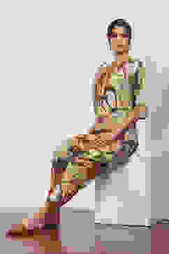 White Cotton Kurta Pants Set image number 0