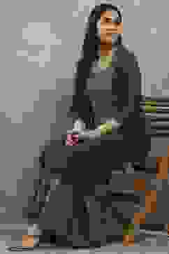 Green Viscose Straight Kurta Pants Set image number 0