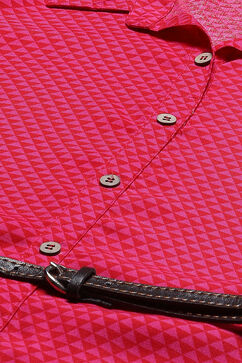 Fuchsia LIVA Straight Dress image number 1