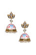 Golden Metal Brass Earrings image number 1