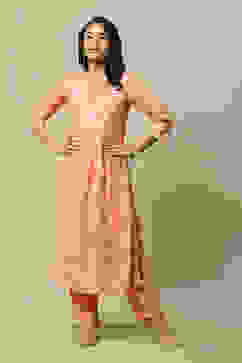 Coral LIVA Straight Printed Kurta Palazzo Suit Set image number 0