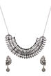 Silver Metal Brass Necklace image number 4