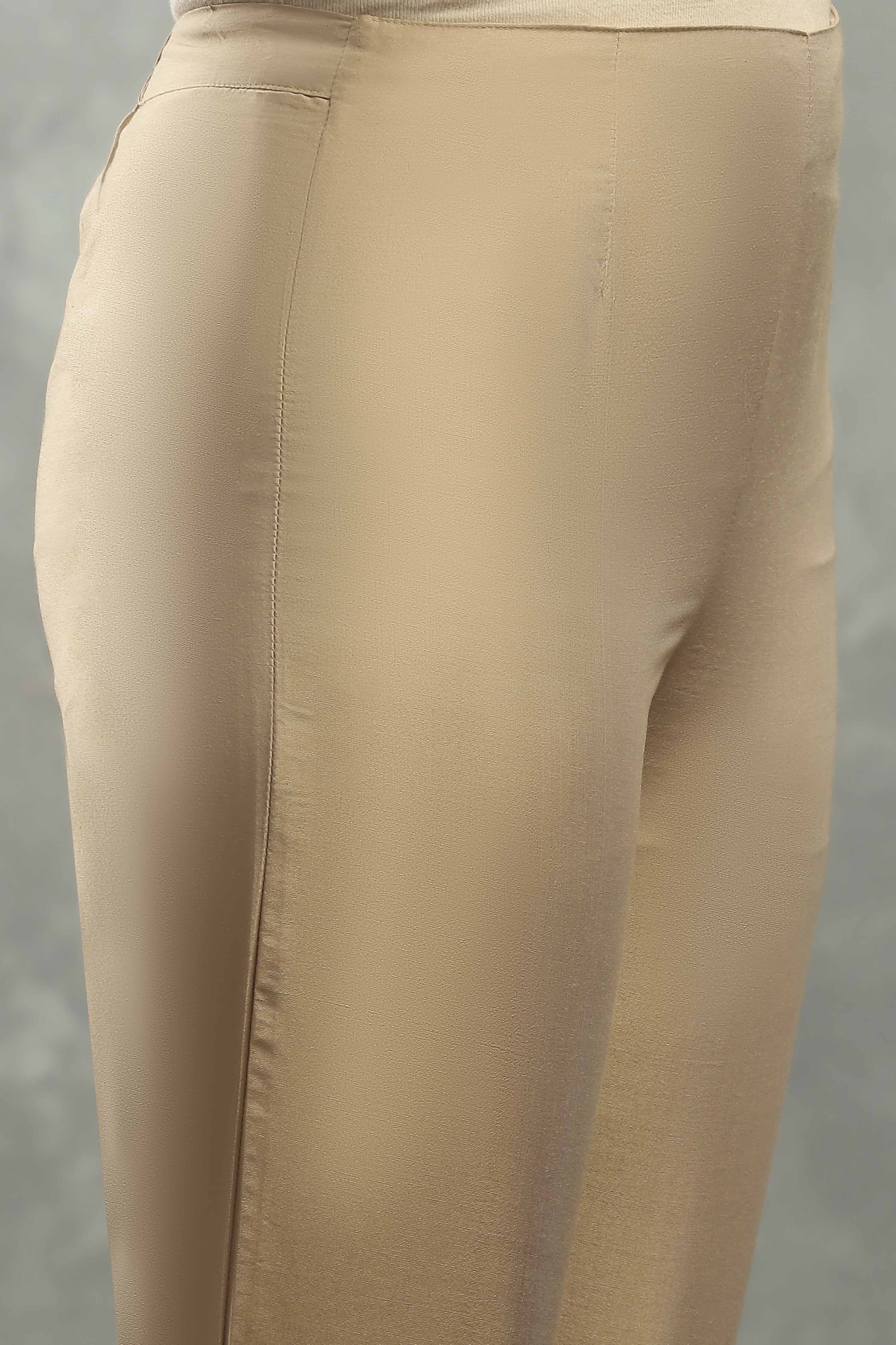 Blue Viscose Straight Kurta Pants Set image number 2