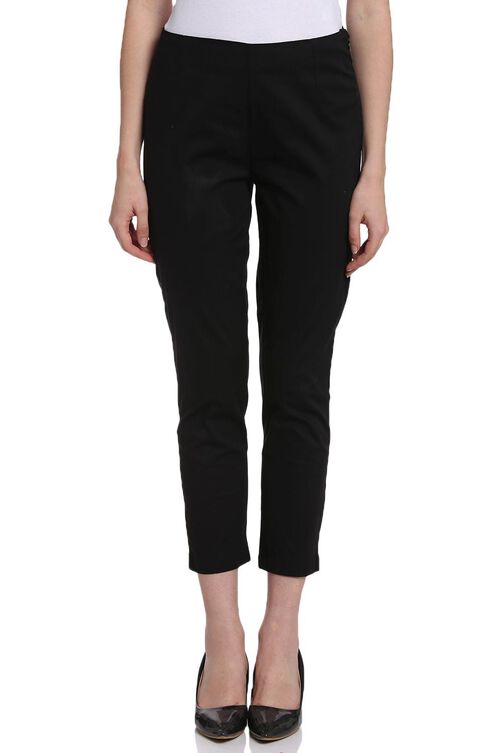 Light Pink Cotton Fusion Pants image number 0