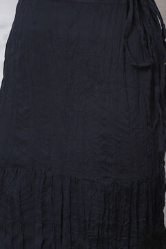 Teal Blue Cotton Skirt image number 1