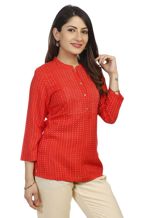 Indigo A Line Viscose Indie Top image number 2