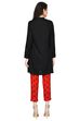 Rangriti Black Straight Viscose Kurta image number 4