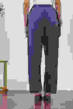 Blue Cotton Palazzos & Culottes image number 3