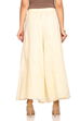 Off White Cotton Palazzo image number 3