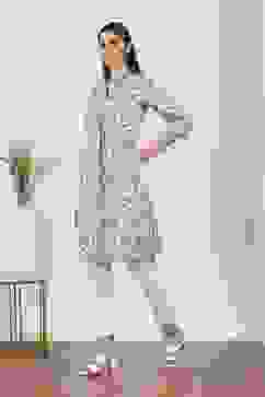 Blue Cotton Straight Kurtas image number 2