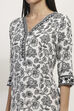 White Viscose Blend Straight Set image number 1