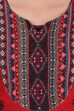 Red Straight Modal Kurta image number 1