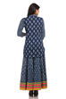 Indigo Straight Cotton Indie Top image number 1