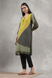 Green Viscose Rayon Printed Straight Kurta image number 2