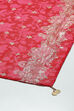 Pink Art Silk Gold Foil Print Dupatta image number 1