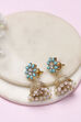 Turquoise Alloy Jhumka image number 0