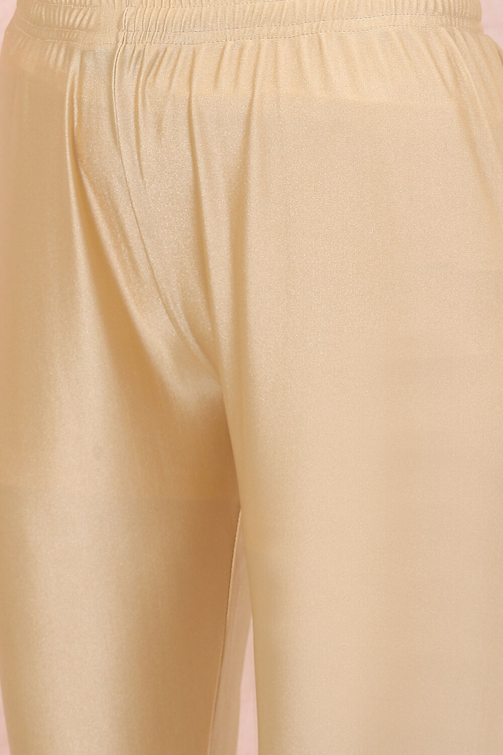 Gold Art Silk Churidar image number 1