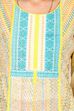 Yellow Straight Cotton Kurta image number 4