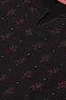 Black Acrylic Straight Kurta image number 1