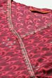 Wine Viscose Straight Printed Top image number 1