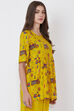 Yellow Viscose Rayon Top image number 3