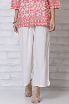 White Viscose Palazzo image number 0