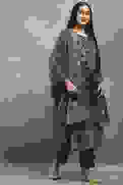 Green Polyester Printed Straight Suit Set image number 5