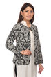 Black Straight Poly Cotton Jacket image number 2