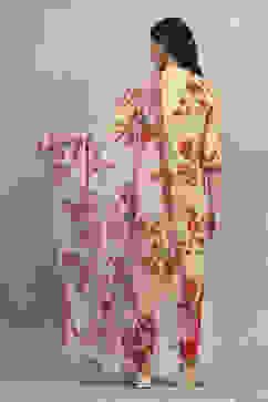 Gold Polyester Printed Dupatta image number 1