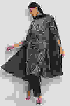 Indigo Cotton Straight Set image number 0