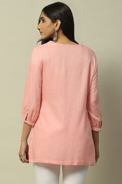 Pink Rayon Slub Indie Top image number 3